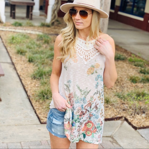 ✨LAST ONE✨SO SWEET CROCHET DRESS-TAUPE - Picture 4 of 8